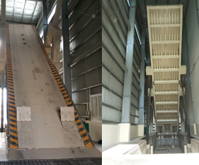 Bàn nâng thủy lực nâng xe container xe tải nhập liệu